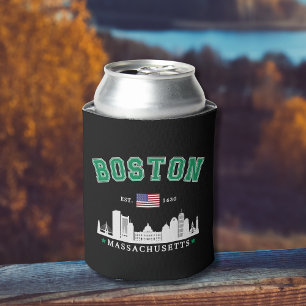 Enfriador De Latas Boston Massachusetts Est. 1630 Vintage