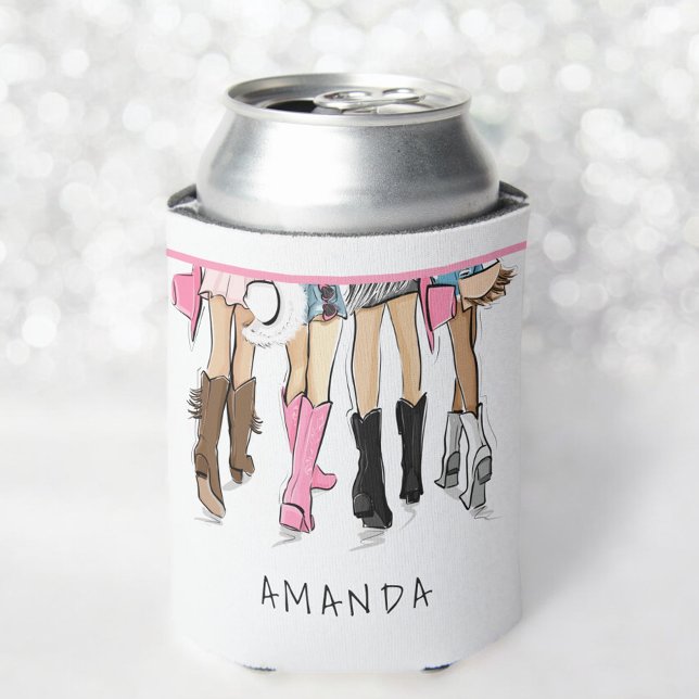 Enfriador De Latas Botas de vaquero personalizadas de moda country we (Subido por el creador)