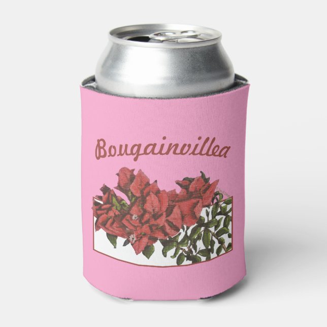 Enfriador De Latas Bougainvillea Refrigerador de bebidas (Lata Anverso)