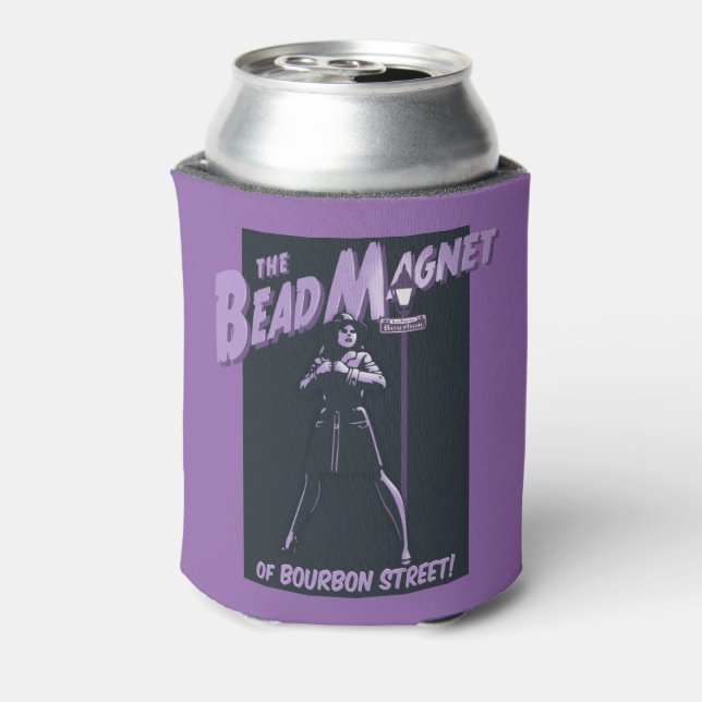 Enfriador De Latas Bourbon St Bead Magnet (Reverso de la lata)