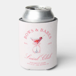 Enfriador De Latas Bows & Babes Coquette Cherries Bachelorette