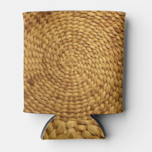 Enfriador De Latas Brasa tejida: Auténtica marrón texturada