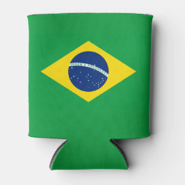 Enfriador De Latas Brazil Flag World Cup 2026 Football Soccer