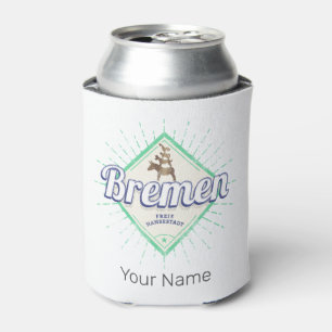 Enfriador De Latas Bremen City Alemania Ciudad Retro Ciudad Música Vi