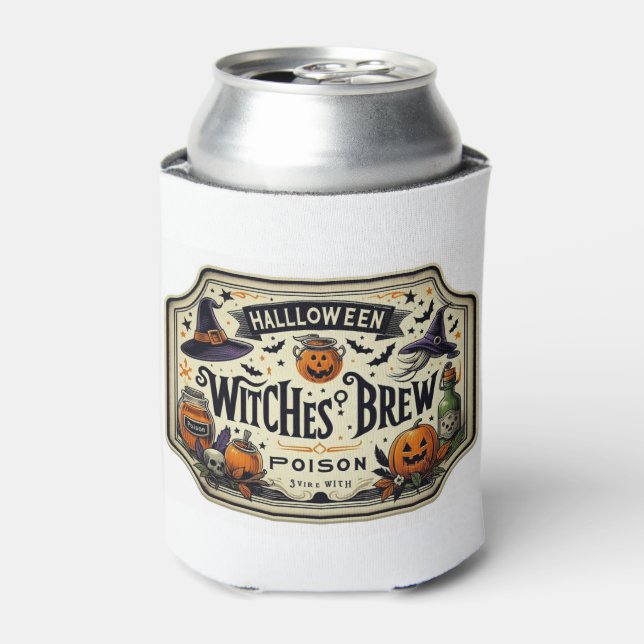 Enfriador De Latas Brew de brujas venenosas (Lata Anverso)
