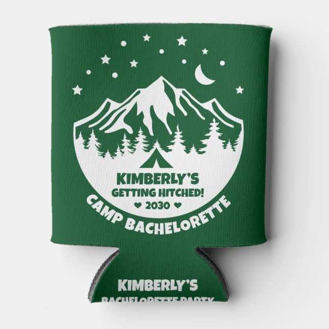 Enfriador De Latas Bride Camp Bachelorette (Anverso)