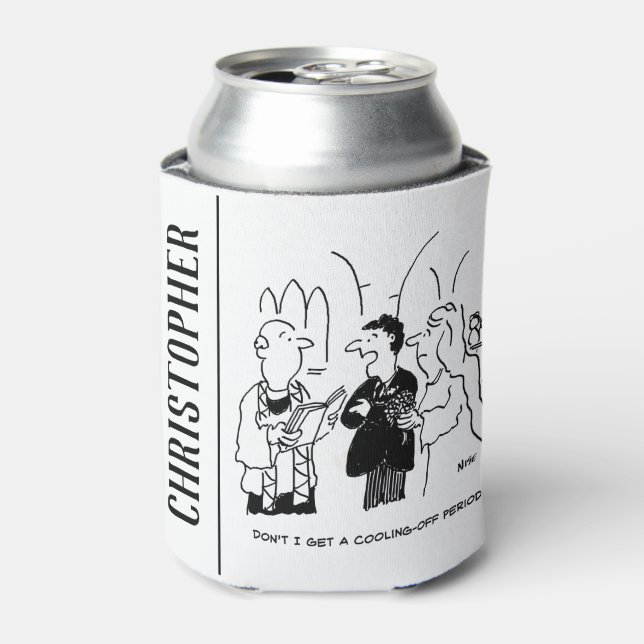 Enfriador De Latas Bridegroom quiere un periodo de reflexión (Lata Anverso)