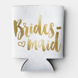 Enfriador De Latas Bridesmaid - Oro