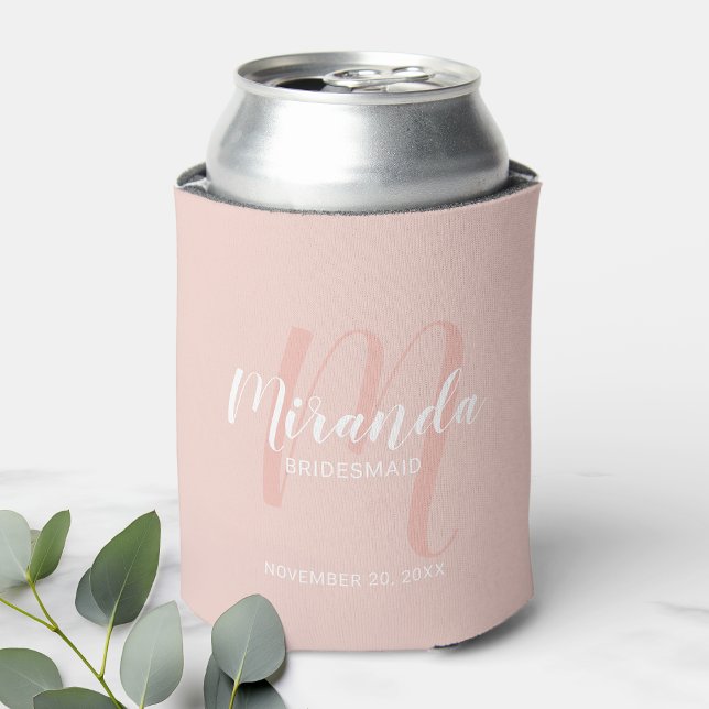 Enfriador De Latas Bridesmaid personalizada de escritura moderna (Subido por el creador)