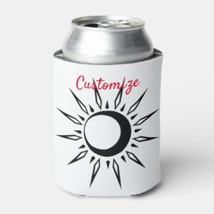 Enfriador De Latas Brillante luna de luna de sol Thunder_Cove