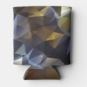 Enfriador De Latas Brillante vintage triangular, textura diamantífera