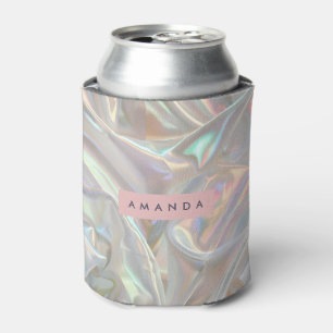 Enfriador De Latas Brillo de perla iridiscente suave personalizado