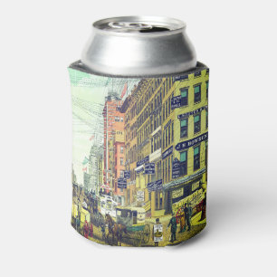Enfriador De Latas Broadway Antiguo, NYC (años 1880)