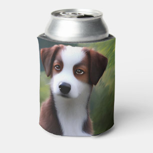 Enfriador De Latas Bruce The Border Collie Puppy, Refrigerador de beb
