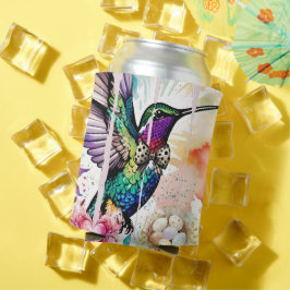 Enfriador De Latas Brushstroke Bird Art