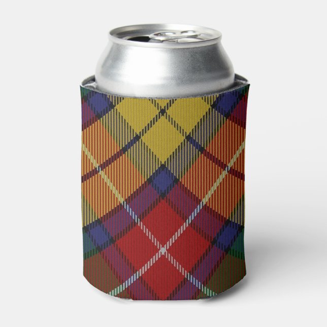 Enfriador De Latas Buchanan Tartan Refrigerador de bebidas (Lata Anverso)