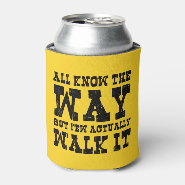 Enfriador De Latas Budismo zen Espagueti estilo occidental (Lata Anverso)