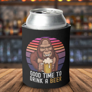 Enfriador De Latas Buen Tiempo para Beber una Cerveza Sasquatch