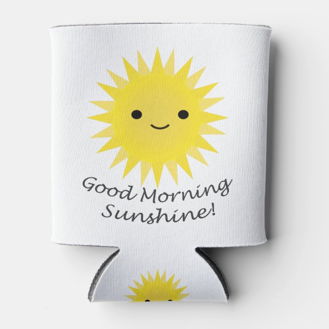 Enfriador De Latas Buenos días Sunshine Kawaii Sun (Anverso)