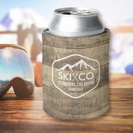 Enfriador De Latas Buey de vapor de montaña de esquiar ruso