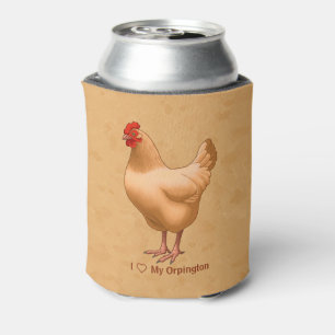 Enfriador De Latas Buff Orpington Chicken Hen