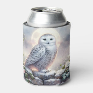 Enfriador De Latas Búho Nival en Jardín Invernal Iluminado por la Lun