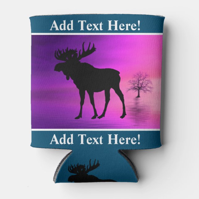 Enfriador De Latas Bull Moose Silhouette (Anverso)