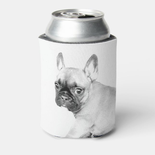 Enfriador De Latas Bulldog francés (Reverso de la lata)
