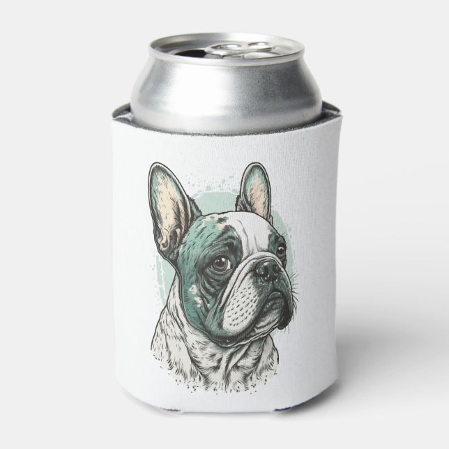 Enfriador De Latas Bulldog francés (Lata Anverso)