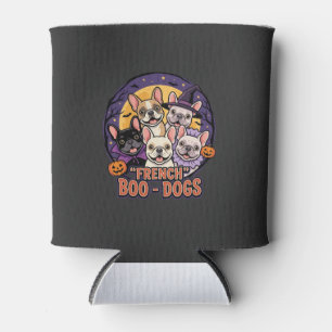 Enfriador De Latas Bulldog Francés Vector de Halloween Boo Dogs