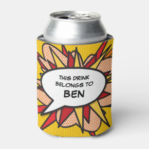 Enfriador De Latas Burbuja de habla personalizada divertida moderna y