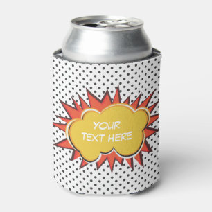 Enfriador De Latas Burbuja de texto de Personalizado de explosión de