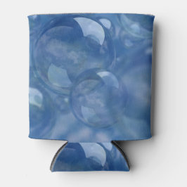 Enfriador De Latas Burbujas azules en este refrigerador de bebidas