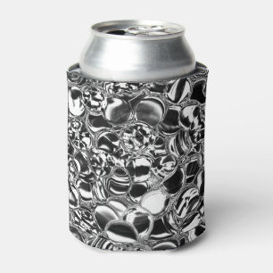 Enfriador De Latas Burbujas plateadas de vidrio o tono metalizado