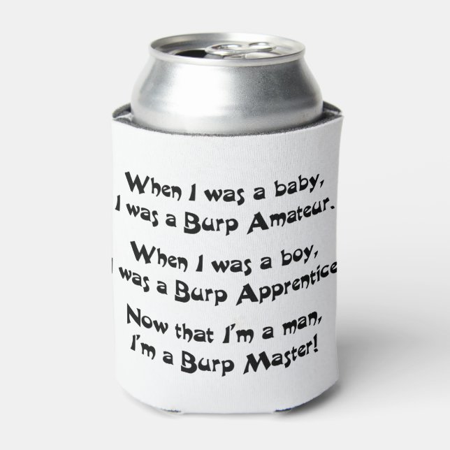 Enfriador De Latas Burp Master (Lata Anverso)