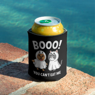 Enfriador De Latas Buuu No Puedes Comerme Perros Y Gatos Halloween Di