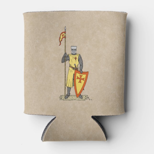 Enfriador De Latas Caballero Medieval Principios del Siglo XIII (Anverso)