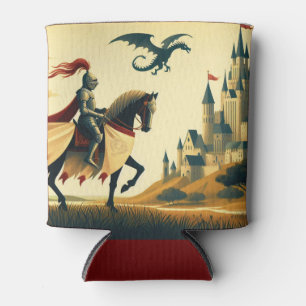 Enfriador De Latas Caballero medieval/wyvern