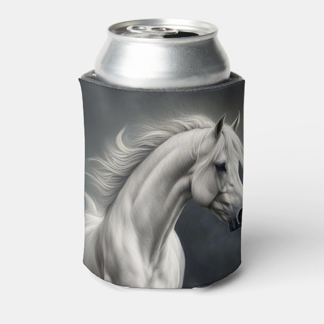 Enfriador De Latas Caballo blanco (Reverso de la lata)