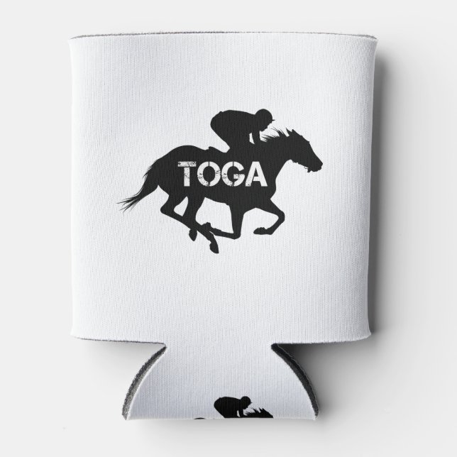 Enfriador De Latas Caballo de Carreras Saratoga Springs (Anverso)