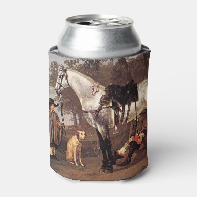 Enfriador De Latas Caballo en un paisaje Aelbert Cuyp (Lata Anverso)