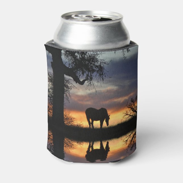 Enfriador De Latas Caballo y agua (Reverso de la lata)