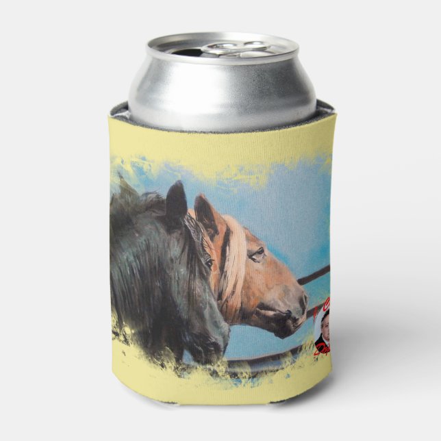 Enfriador De Latas Caballos/Cabalos/Horses (Lata Anverso)