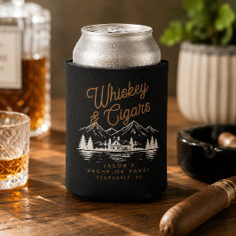 Enfriador De Latas Cabaña para despedida de soltero con Whiskey y Pur