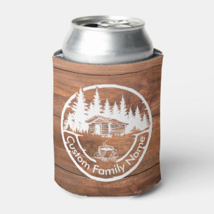 Enfriador De Latas Cabaña rústica cabaña granero Nombre de familia