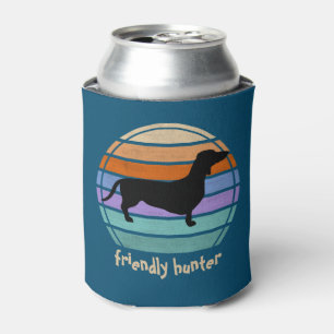 Enfriador De Latas Cabello corto de Dachshund - Silhouette 1