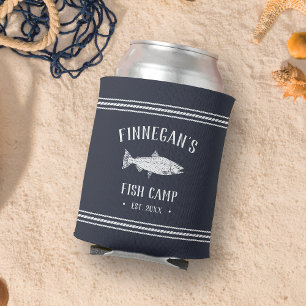 Enfriador De Latas Cabina de pesca rusa blanca y naval personalizada