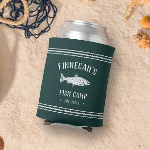 Enfriador De Latas Cabina de pesca Rustica Verde Hunter Personalizada