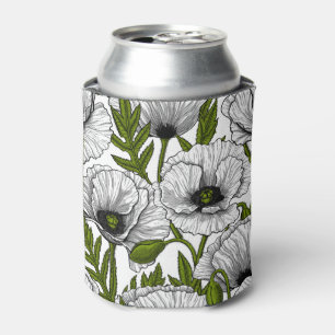 Enfriador De Latas Cachorros blancos sobre blanco