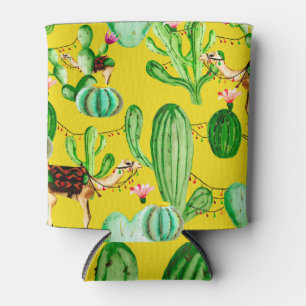 Enfriador De Latas Cacti, camellos: patrón de viaje del desierto.